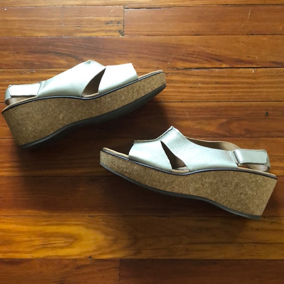 Gray wedge sandals - Picture 2 of 7